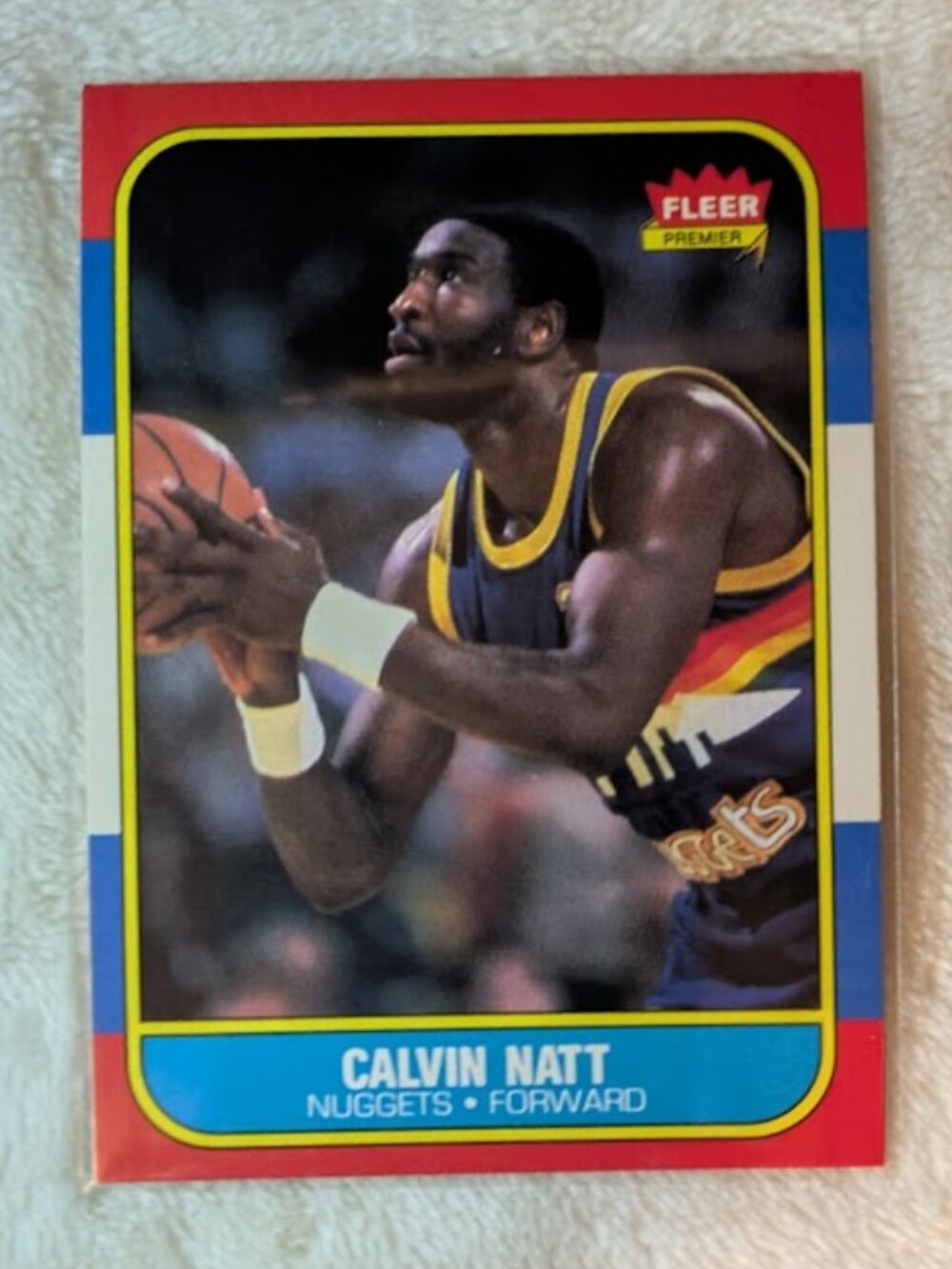 1986 Fleer CALVIN NATT #79